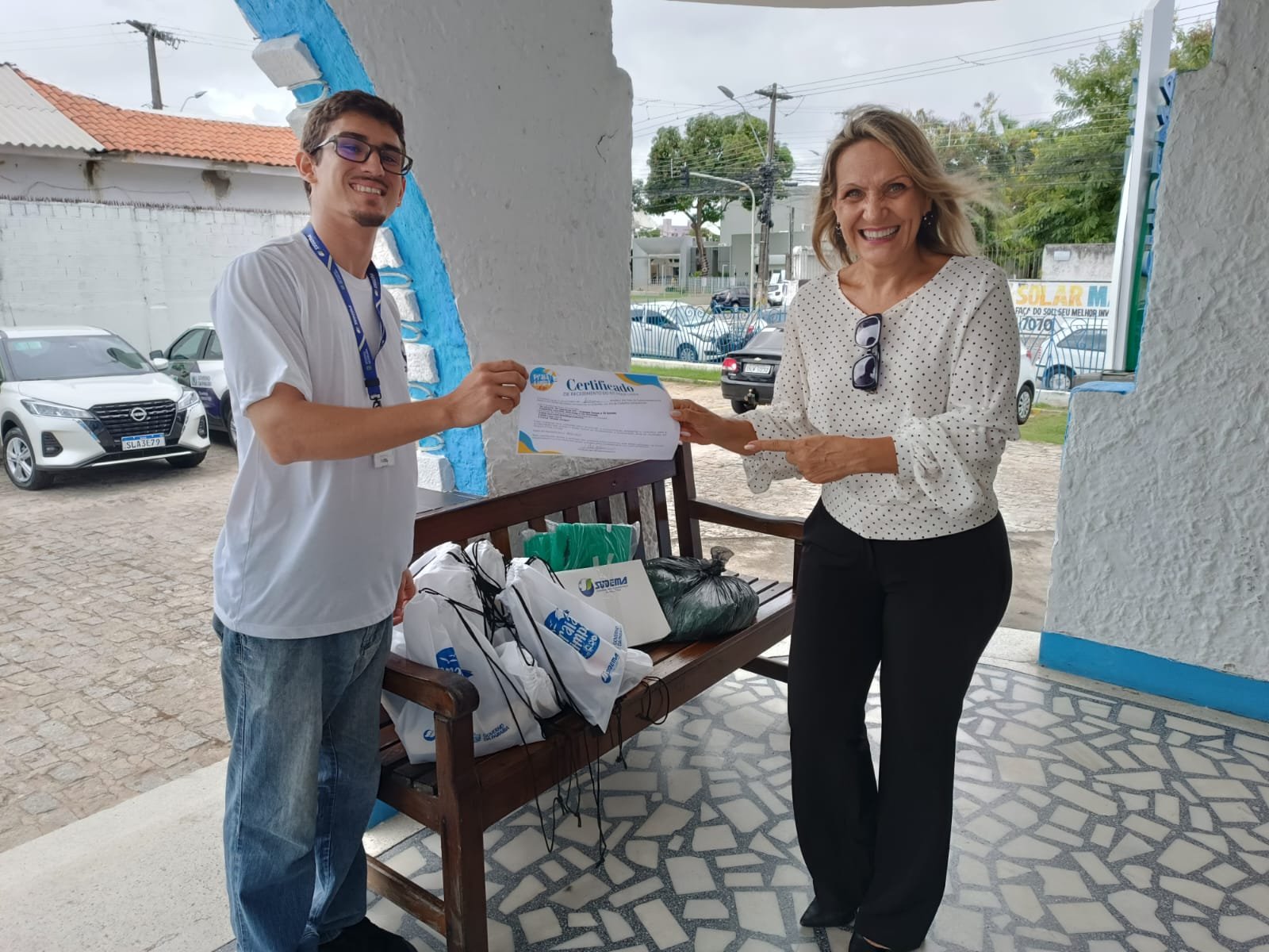Secretaria De Meio Ambiente De Lucena Recebe Kit De Trabalho Da Sudema, Para Ações No Projeto Praia Lima